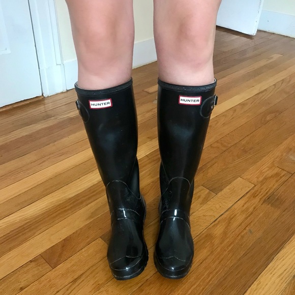 Authentic Hunter Rain boots. Lightly worn - Picture 6 of 6